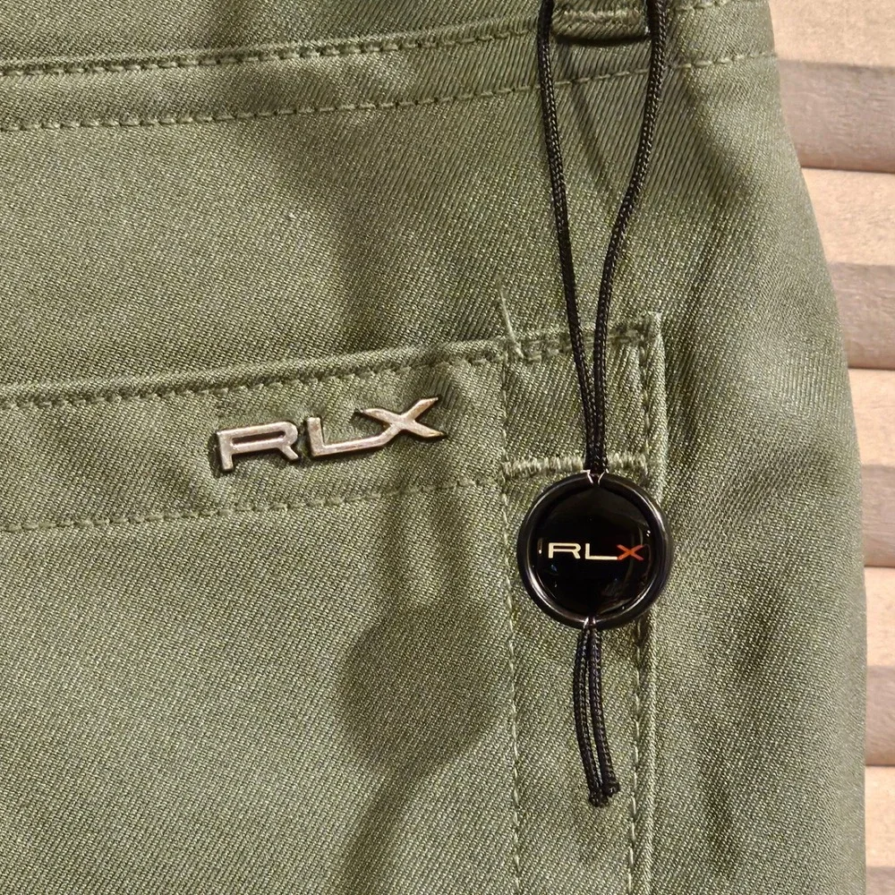 RLX Ralph Lauren Mens Tailored Fit Golf Pants Green 33x30 Recycled Poly NWT